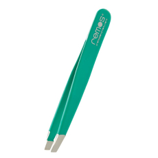 REMOS® Mini-Augenbrauenpinzette Edelstahl 6.5 cm grün