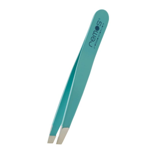 remos Mini eyebrow tweezers turquoise the ideal travel companion for perfectly plucked eyebrows at all times.