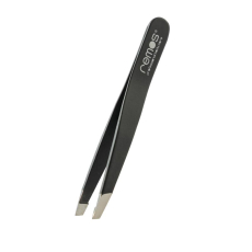 REMOS® Mini-Augenbrauenpinzette Edelstahl 6.5 cm schwarz