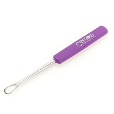 remos ear loop stainless steel violet handle 8 cm