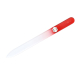Glass Nail File red 14 cm