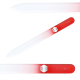 Glass Nail File red 14 cm