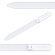 remos transparent glass nail file transparent can be used on both sides and, thanks to a special coating, seals the nail