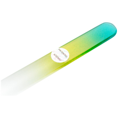 REMOS® Glasnagelfeile 14 cm beidseitig blau-grün-gelb