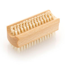 Hand &amp; nail brush on both sides with natural boar bristles