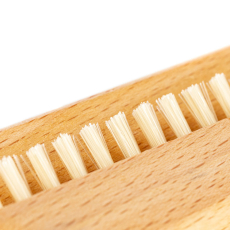 remos hand and nail brush natural bristle with separate bristle row for the ideal thorough nail cleaning