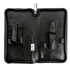 remos case Pan black a wonderful gift from high-quality leather 7-piece equippable