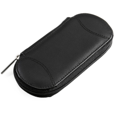 Empty Manicure Case Tellus red leather. For equipping with nail scissors - files - tweezers etc.