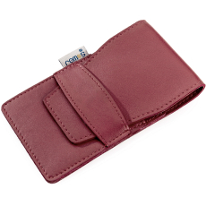 Empty Manicure Case Kore red leather. For equipping with...