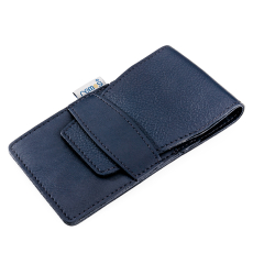 Empty Manicure Case Kore blue leather. For equipping with...