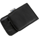 Empty Manicure Case Svea black leather. For equipping with nail scissors - files - tweezers etc.