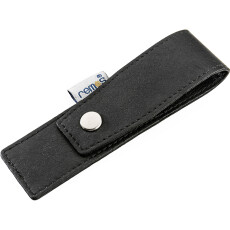 Empty Manicure Case Nala black leather. For equipping with nail scissors - files - tweezers etc.