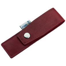 Empty Manicure Case Nala red leather. For equipping with...