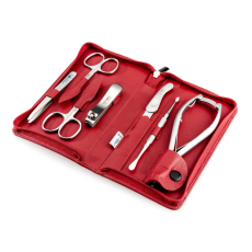 remos manicure set Boreas made of genuine leather inside, as well as outside 17 x 10 cm