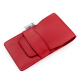 remos manicure set Kore red made of genuine leather inside, as well as outside - ideal size for travel ~ 11.5 x 7 cm