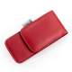 remos manicure set Amrita red a beautiful gift idea made of genuine leather inside and outside