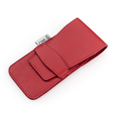 remos manicure set Muriel red made of genuine leather...