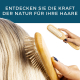 Haarb&uuml;rste schmal  mit Holzstiften aus Buchenholz f&uuml;r f&uuml;lliges Haar