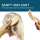 Haarb&uuml;rste breit mit Holzstiften aus Buchenholz f&uuml;r f&uuml;lliges Haar