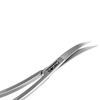 remos scissors narrow double bent made of stainless steel and is thus very durable