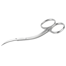 Iris scissors double-curved stainless