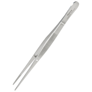 remos Pinzette mit F&uuml;hrungsstift 12.5 cm lang mit gerader oder gebogener Spitze