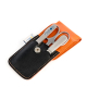 remos manicure set Amrita equipped with 3 high-quality instruments made of stainless steel orange-black