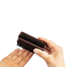 Hand &amp; nail brush wild boar bristle from ash wood