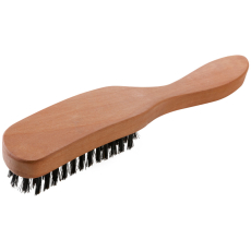 remos hair brush equipped with natural boar bristles, consists of 100% native pear wood