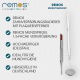remos tooth eraser tartar remover with dental mirror to detect &amp; remove tartar and discolouration of tea, coffee, nicotine