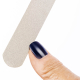 Nail file made of stainless steel with medium roughness