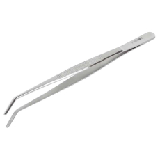 remos tweezers with curved tip 20 cm