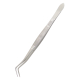 remos tweezers smooth gripping area - curved - length 16 cm