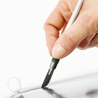 remos aluminium scalpel handle - 11.5 cm