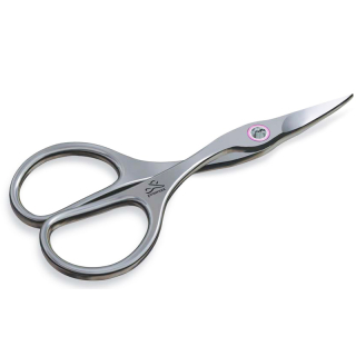 Ring Lock nail and cuticle scissors - stainless - length 9.5 cm