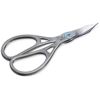 Ring Lock manicure scissors with large finger holes - stainless - for cutting nails and cuticles - length 9.5 cm