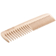 remos wooden comb from indigenous beechwood - fine/medium 19 cm
