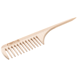 remos wooden tail comb from indigenous beechwood 22 cm
