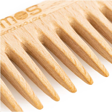 wooden comb with handle from indigenous beechwood - 22cm