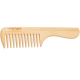 remos wooden comb with handle from indigenous beechwood - 22cm