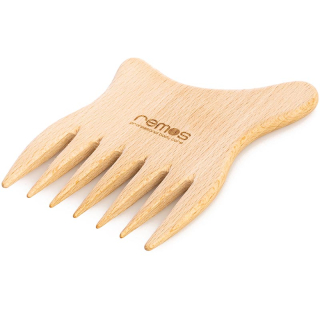remos wooden comb from indigenous beechwood - 8cm