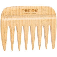 remos wooden comb with handle indentation - from...