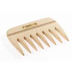 wooden comb with handle indentation - from indigenous beechwood - 9 cm