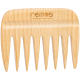remos wooden comb with handle indentation - from indigenous beechwood - 9 cm
