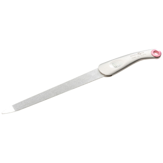 REMOS Nagelfeile rosa 13.5 cm mit ergonomisch geformte Griff sorgt f&uuml;r optimale Handhabung