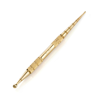 remos acupressure pen - brass - 13 cm - ball &Oslash; 2/4.5 mm