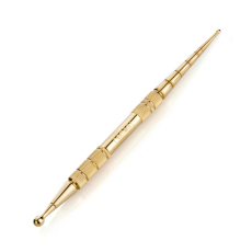 remos acupressure pen - brass - 13 cm - ball Ø...