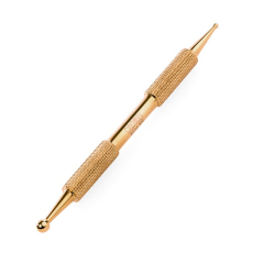 remos acupressure pen - brass - 10 cm - ball &Oslash; 1.5/3.5 mm