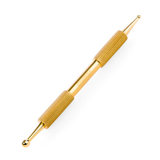 remos Akupressurstift 10 cm Gold Ø 2.5/4.5 mm für Akupressur, Massagen und auch als Nail Art Pen geeignet