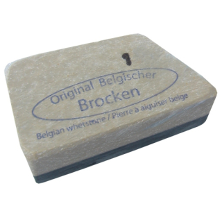 remos sharpening stone Belgian chunk No.1  12-18 cm&sup2; - app.5x3cm